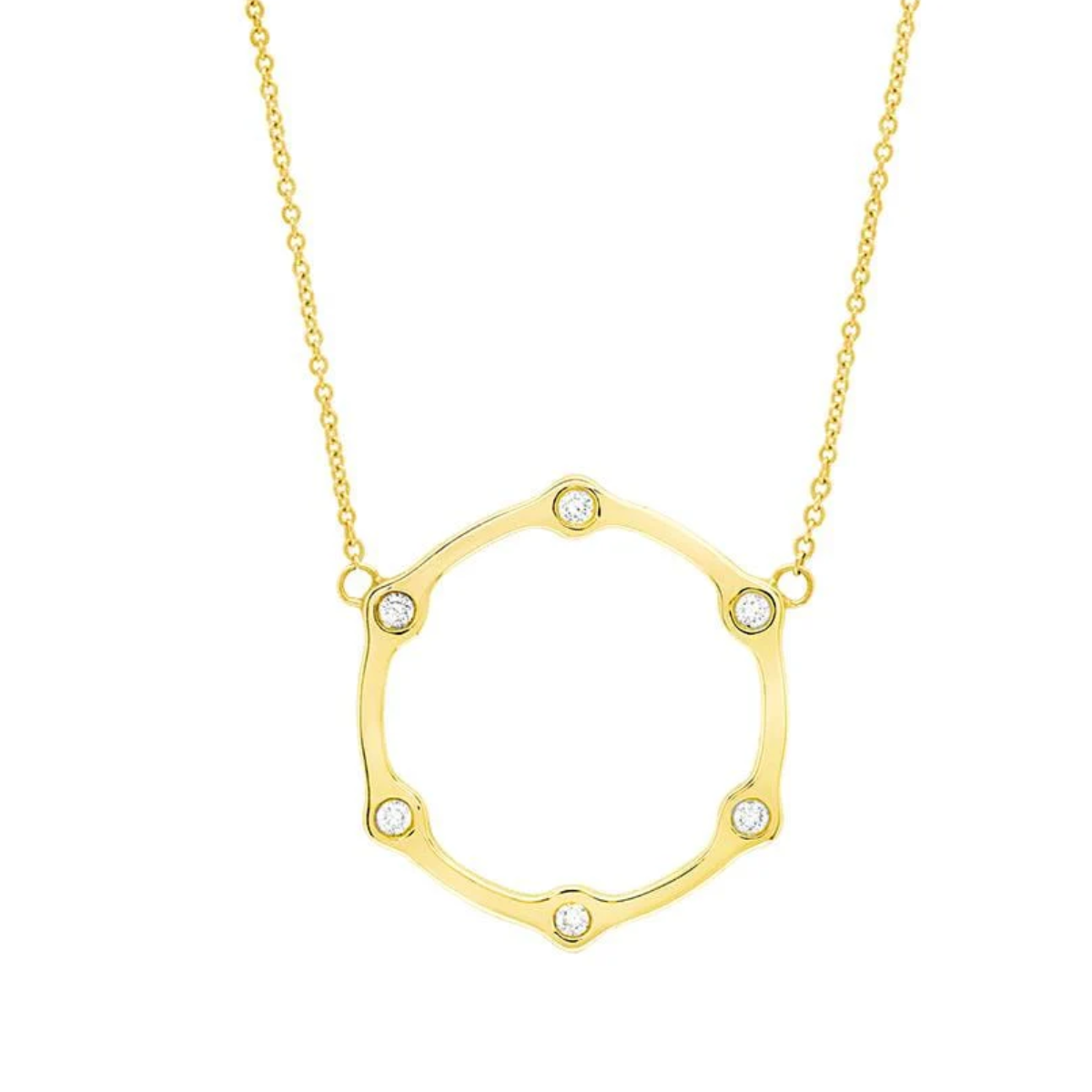 Diamond Gear Necklace