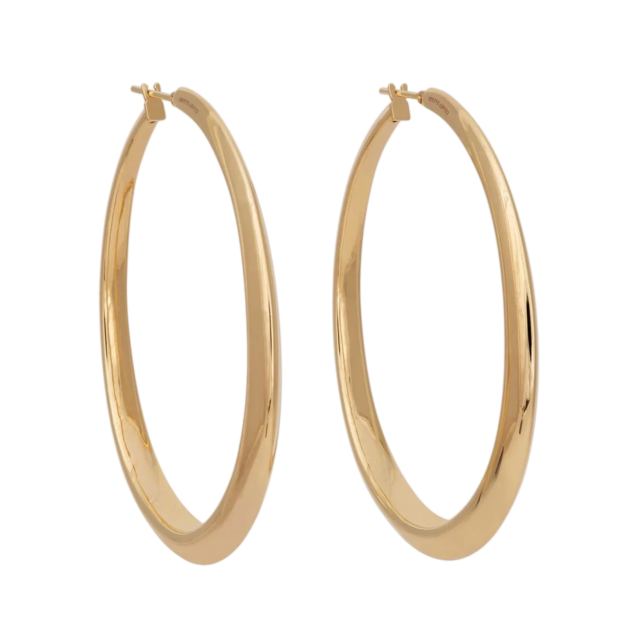 Oval Hoop Earrings