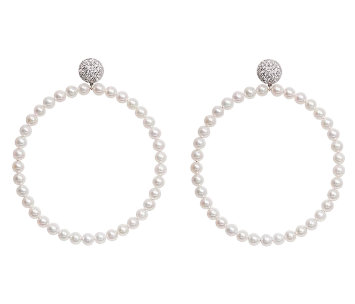 Pearl Hoops
