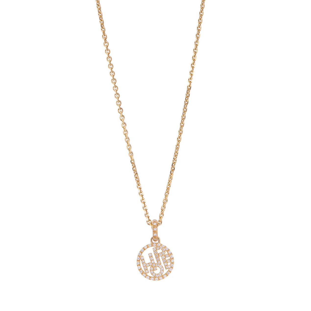 Hope Charm With Diamonds - Small