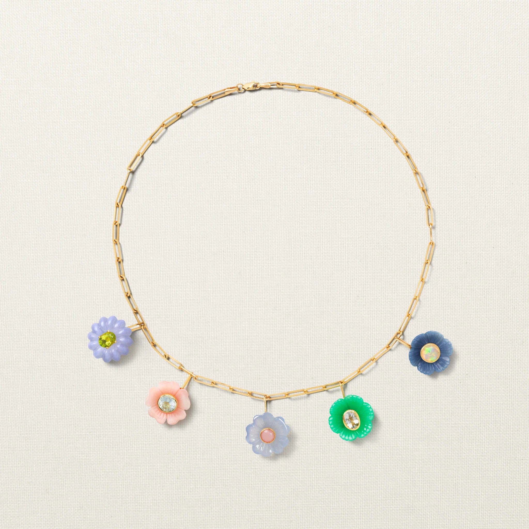 Flower Charm Necklace
