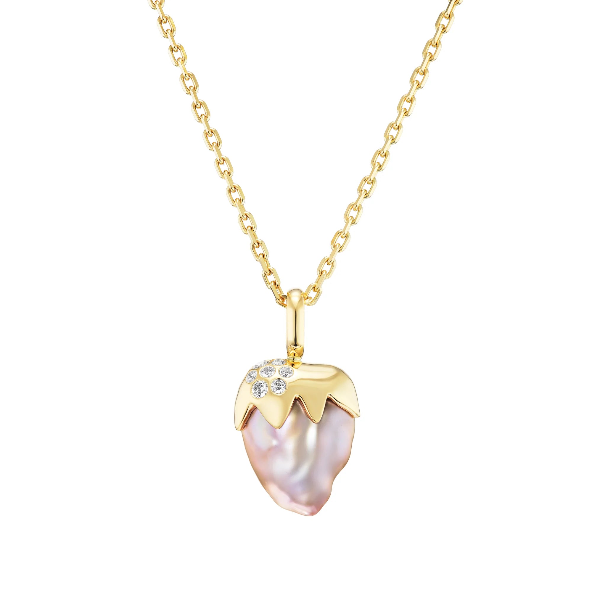 Pearl Strawberry Necklace