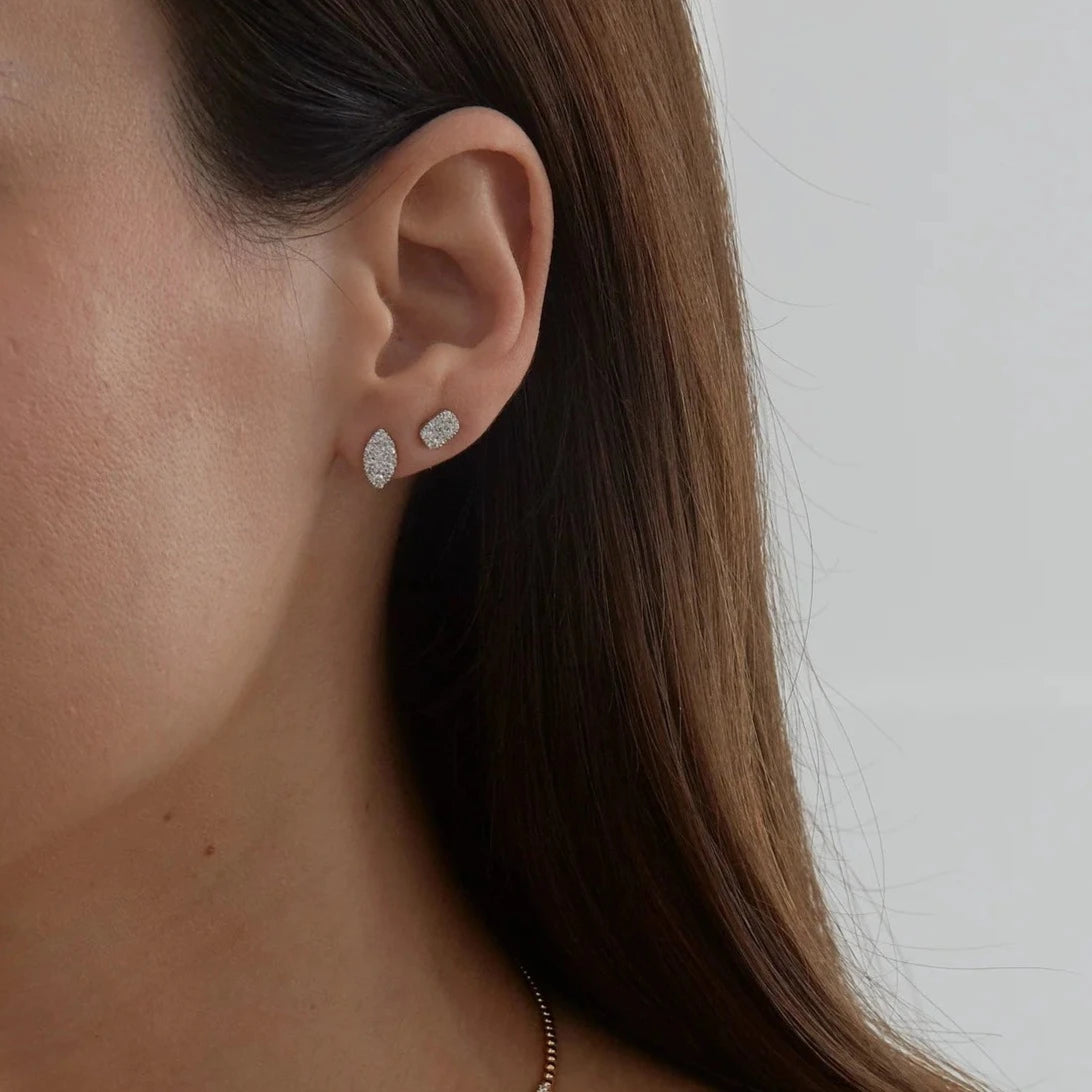 Reverie Marquise Cluster Diamond Earrings