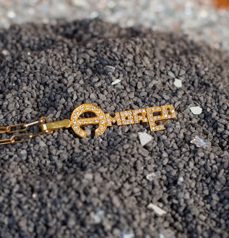 Diamond Amore Key Pendant