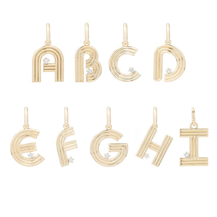 5.3mm Groovy Italian Chain Initial Heart Necklace