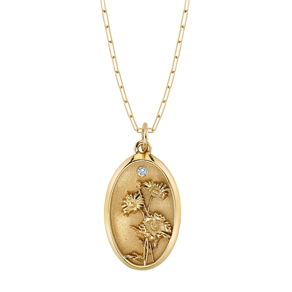 April Birth Flower Charm