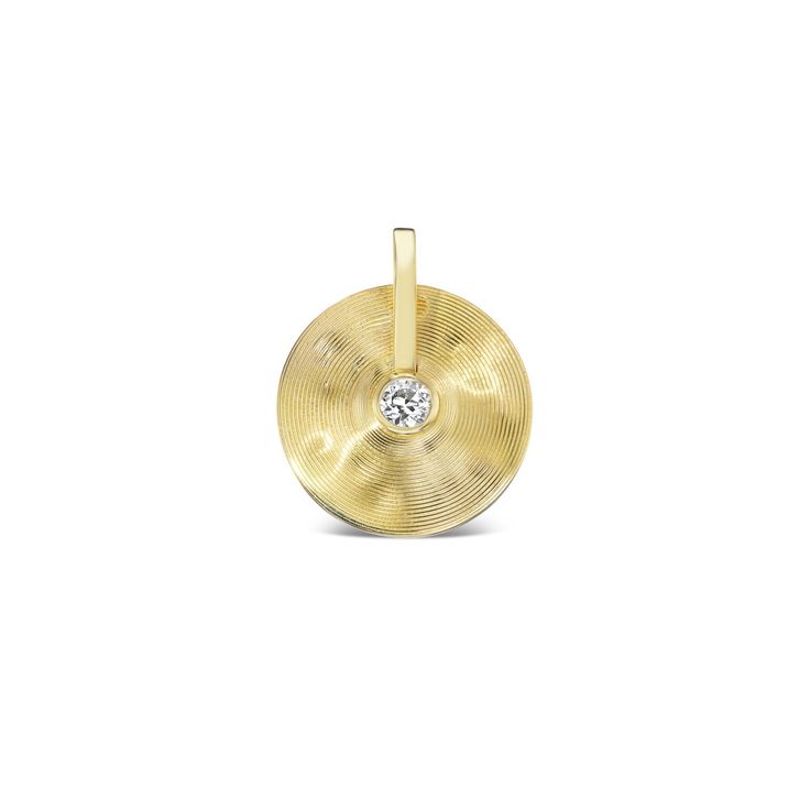 Cymbal Pendant Small in Antique Diamond