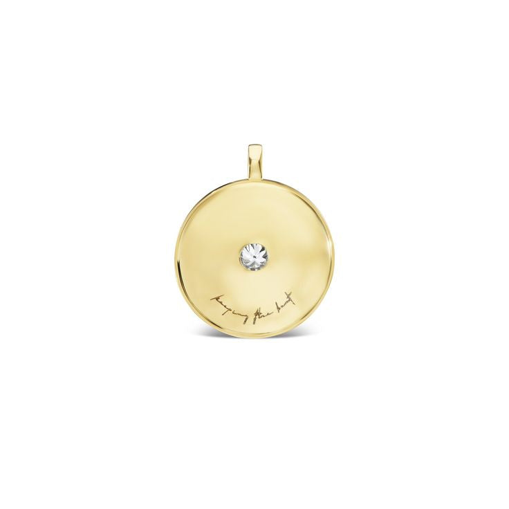Cymbal Pendant Small in Antique Diamond