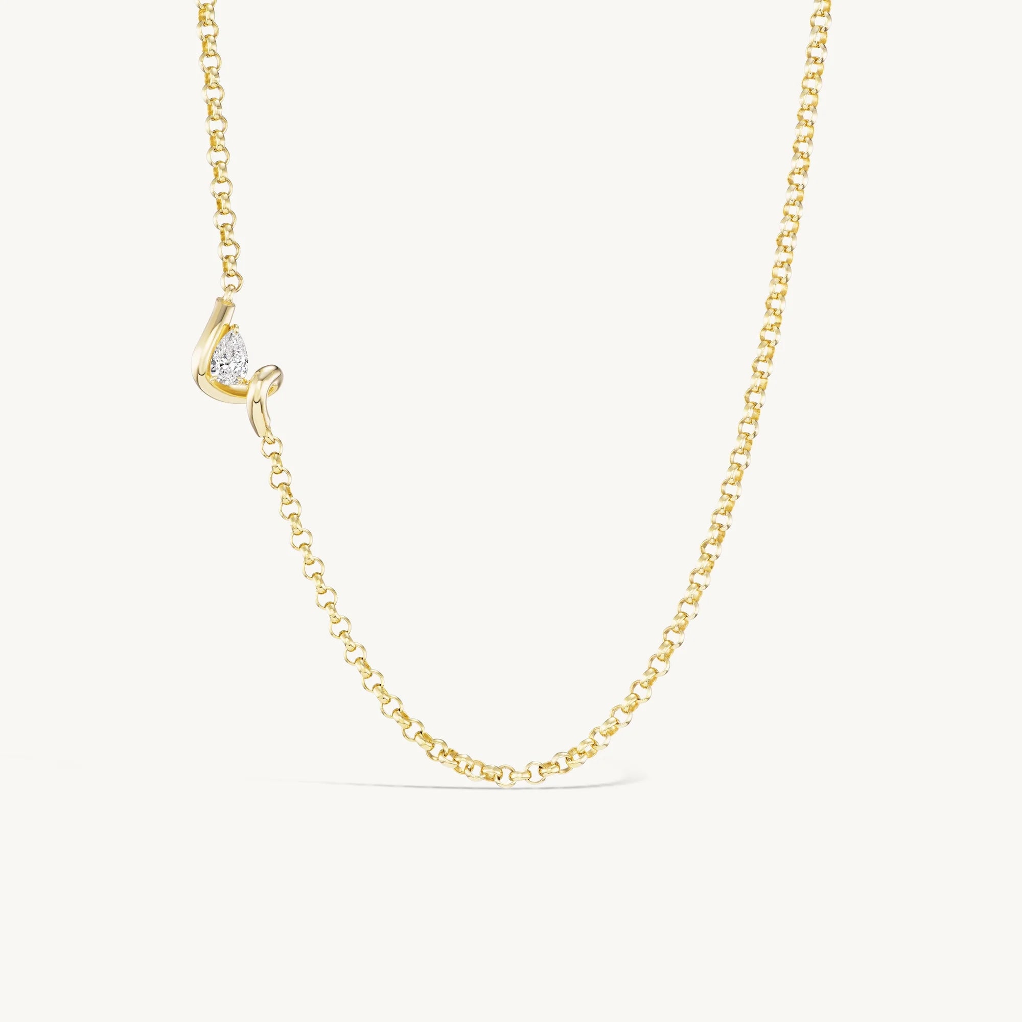 Contour Pear Pendant