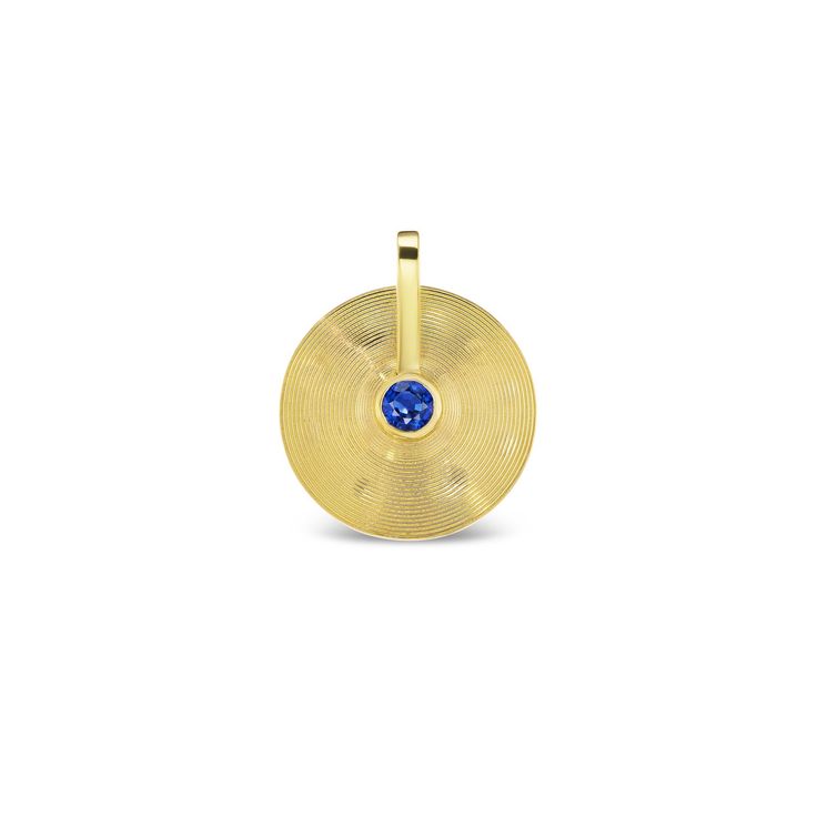 Cymbal Pendant Small Sapphire