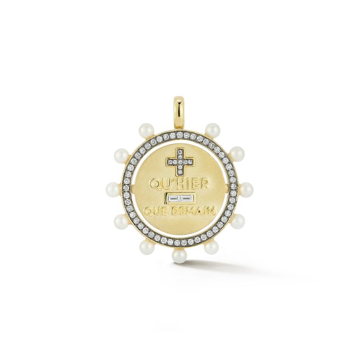 Love Notes Diamond and Pearl Love Pendant