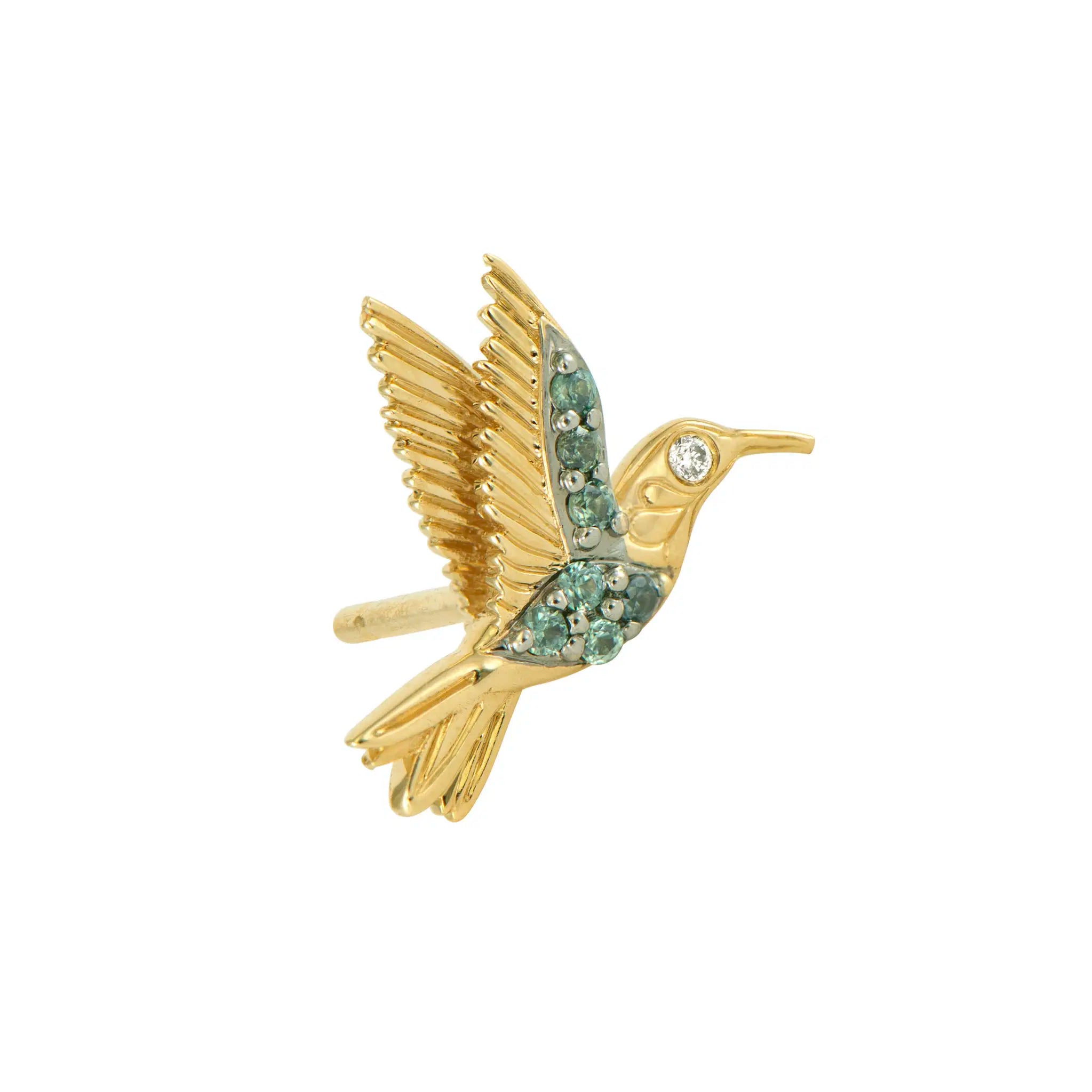 Single Colibri Stud Earring