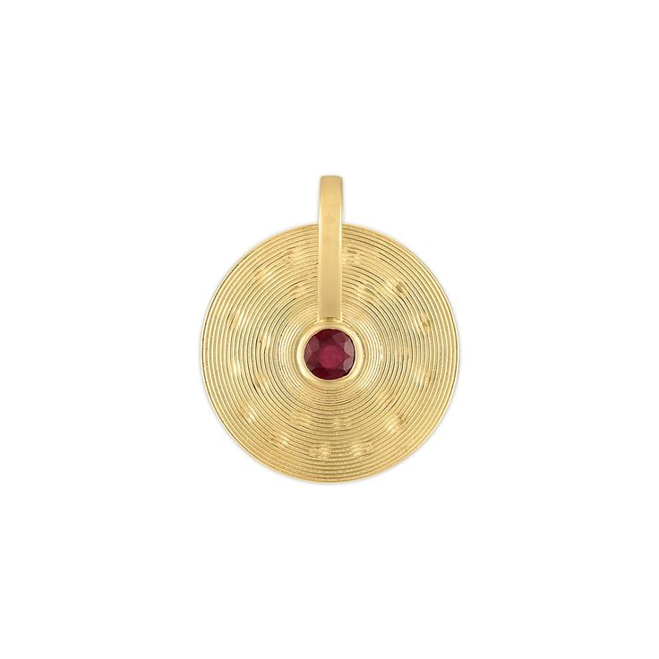 Cymbal Pendant Small Ruby