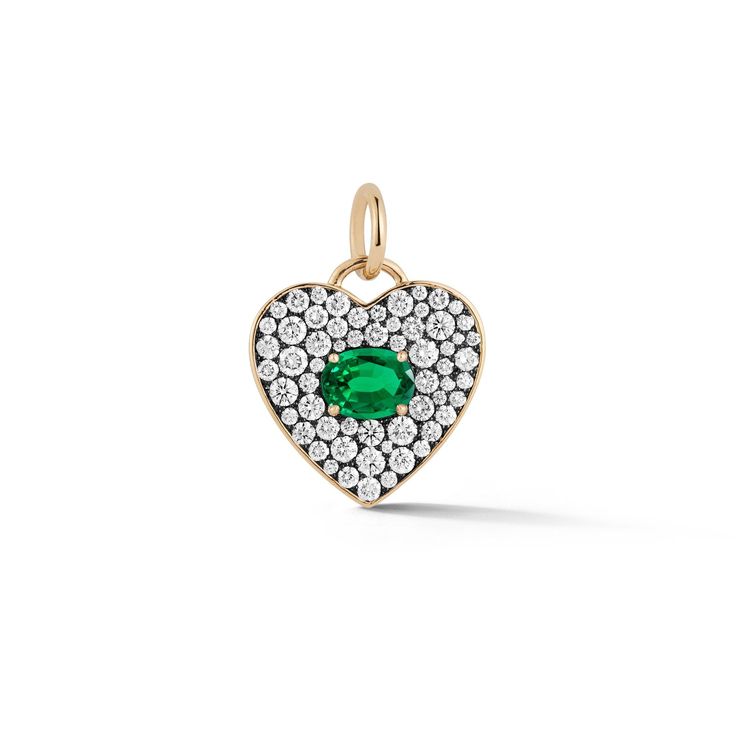 Prive Emerald Heart Pendant