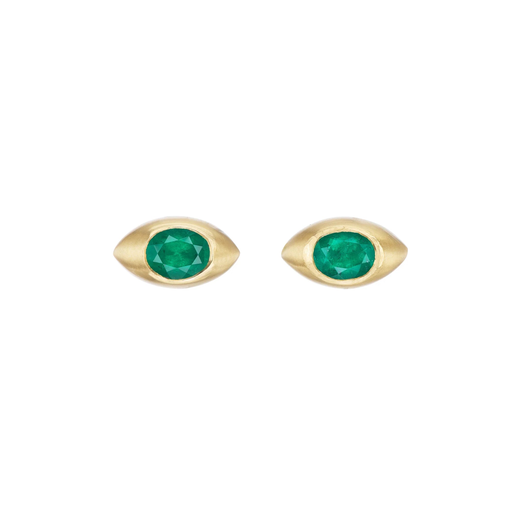 Emerald Eye Studs