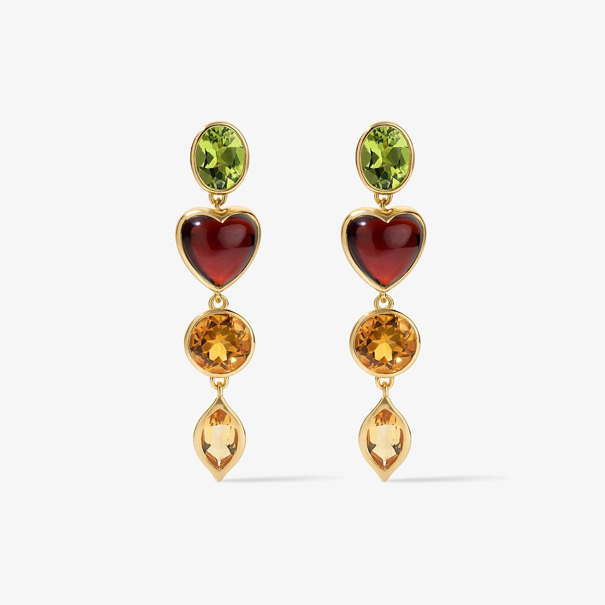Cocktail Fruit Drop Earrings