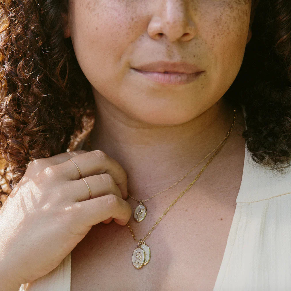 July Birth Flower Charm