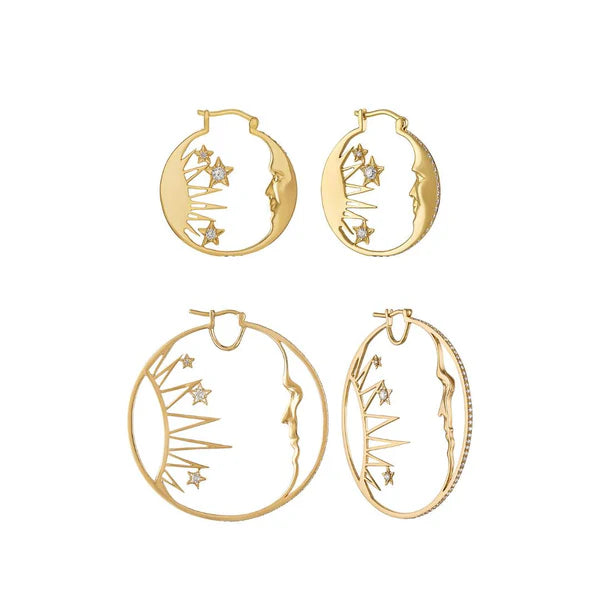 Harmony Diamond Hoops