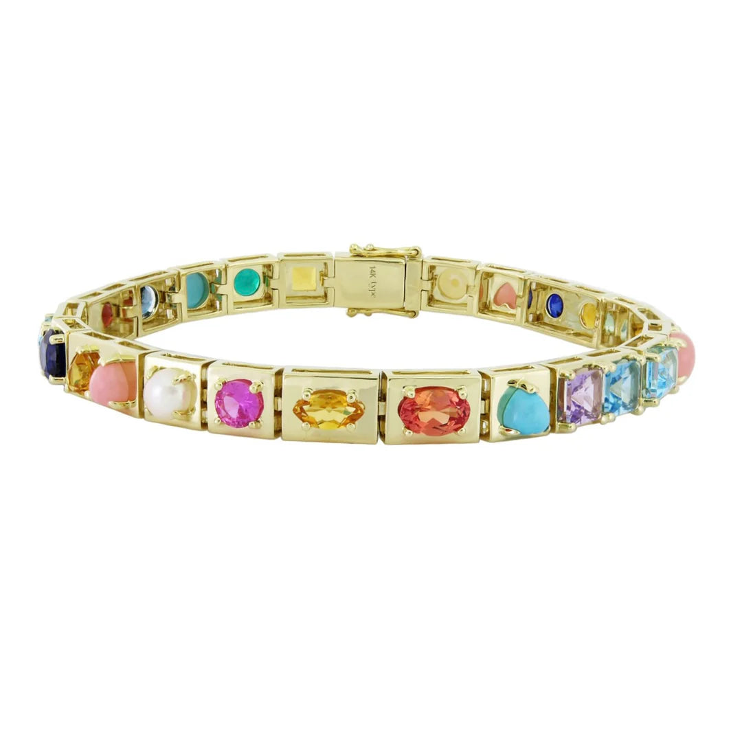 Leggo Multi Stones Bracelet