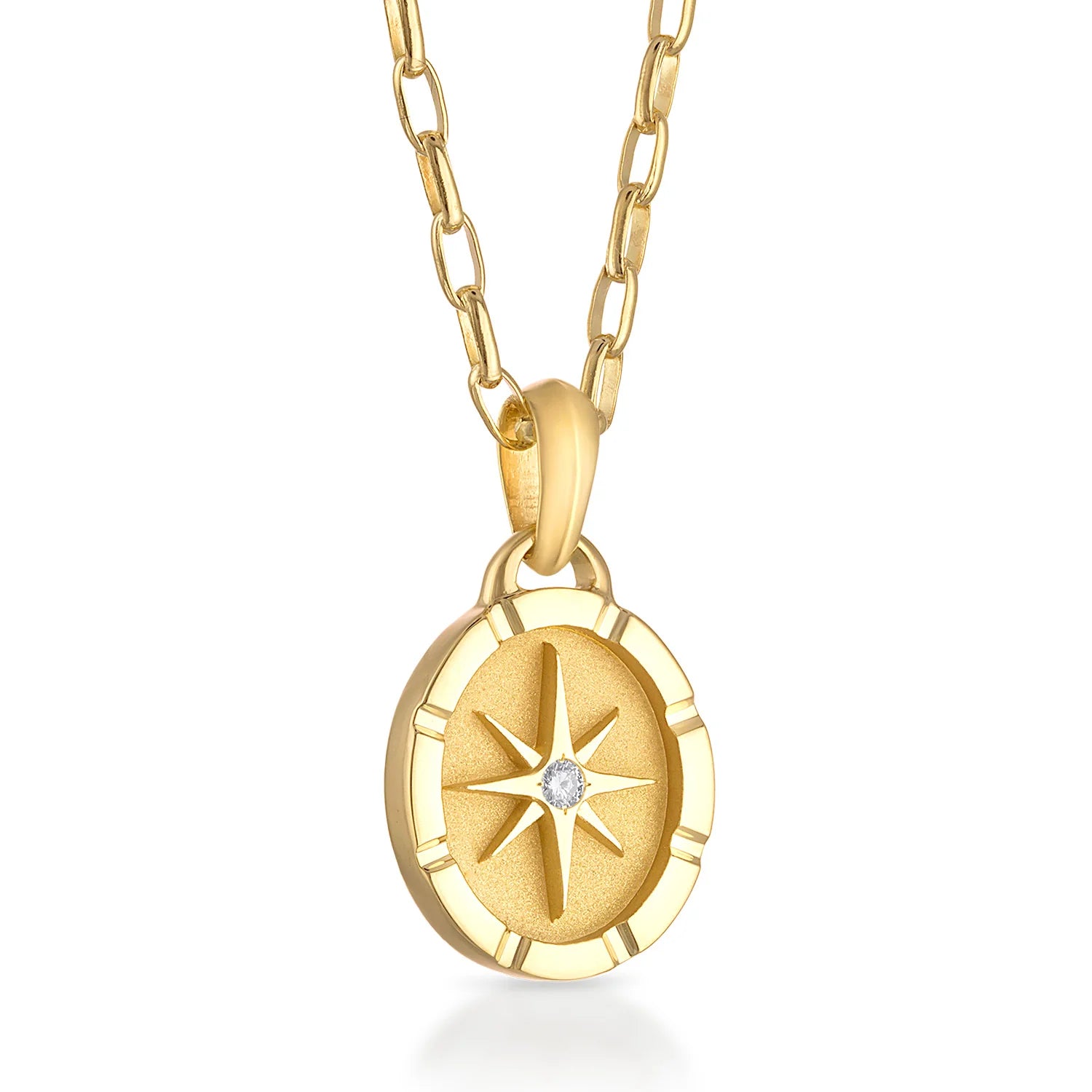 Oval Star Pendant
