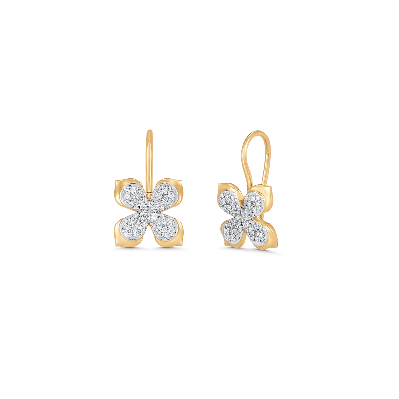 Lierre Gold & Diamond Petal Reverie Earwire