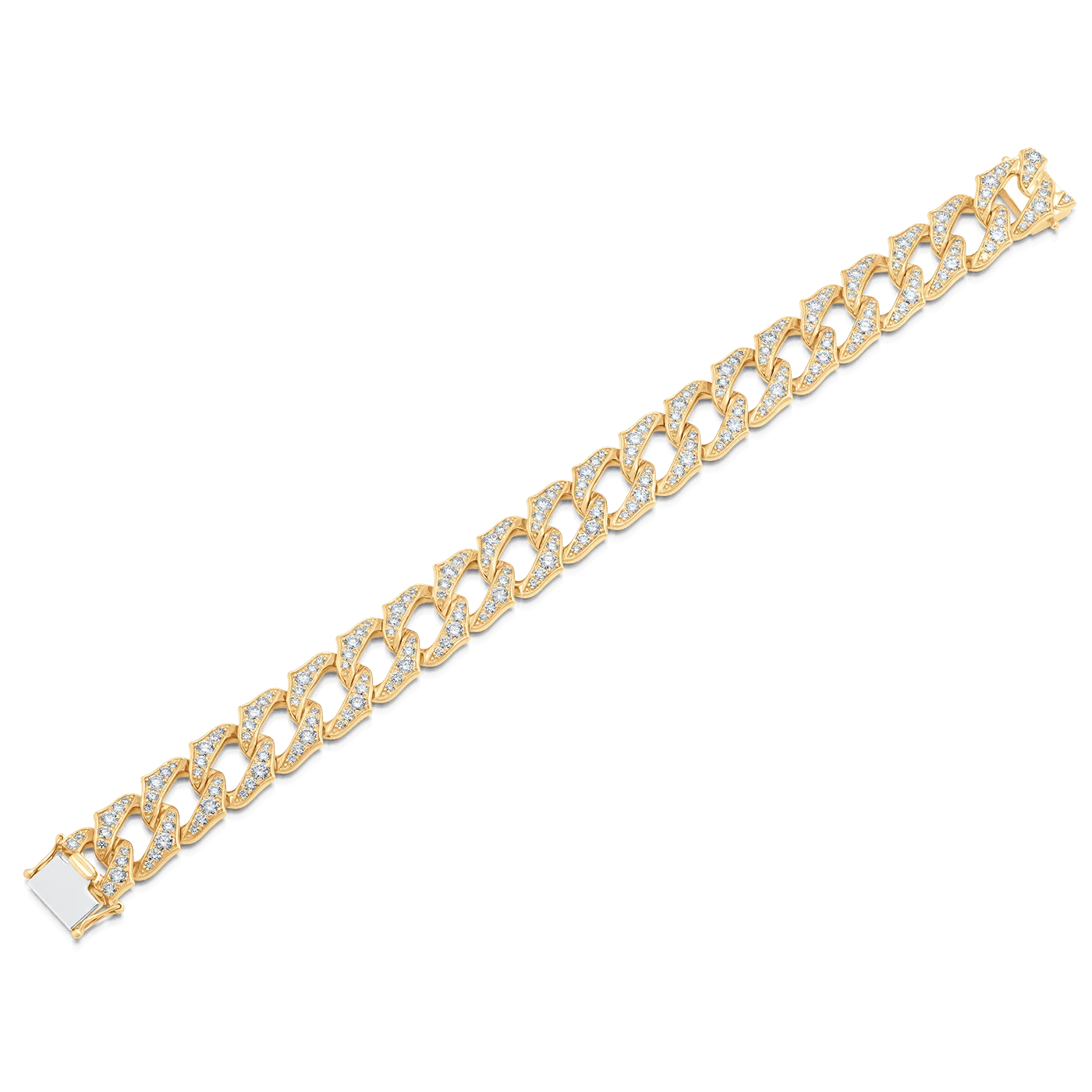 Lucia Thick Link Diamond Bracelet