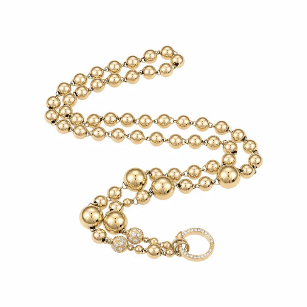 Mardi Gras Mixed Bead Necklace