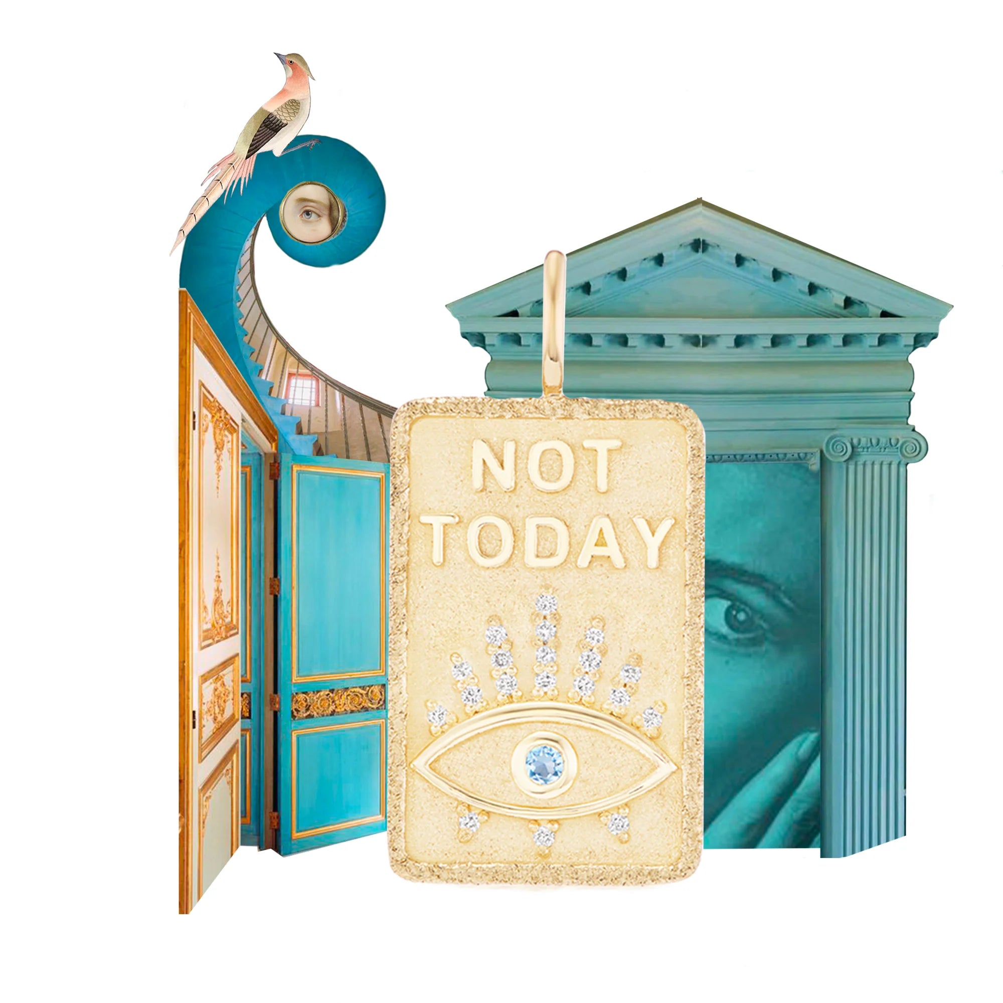 Not Today Charm