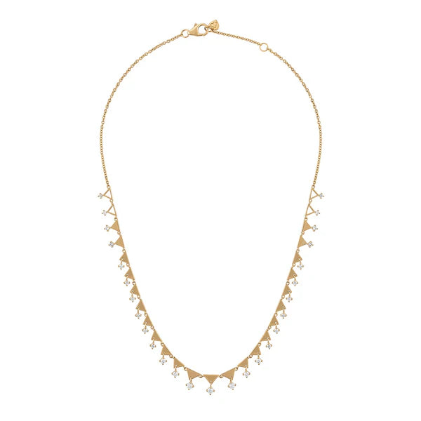 Shine Diamond Collar Necklace