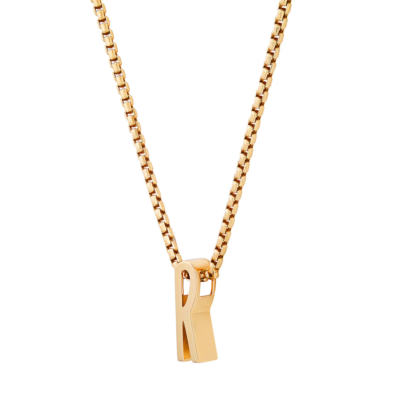 Slide-On Classic Initial Necklace