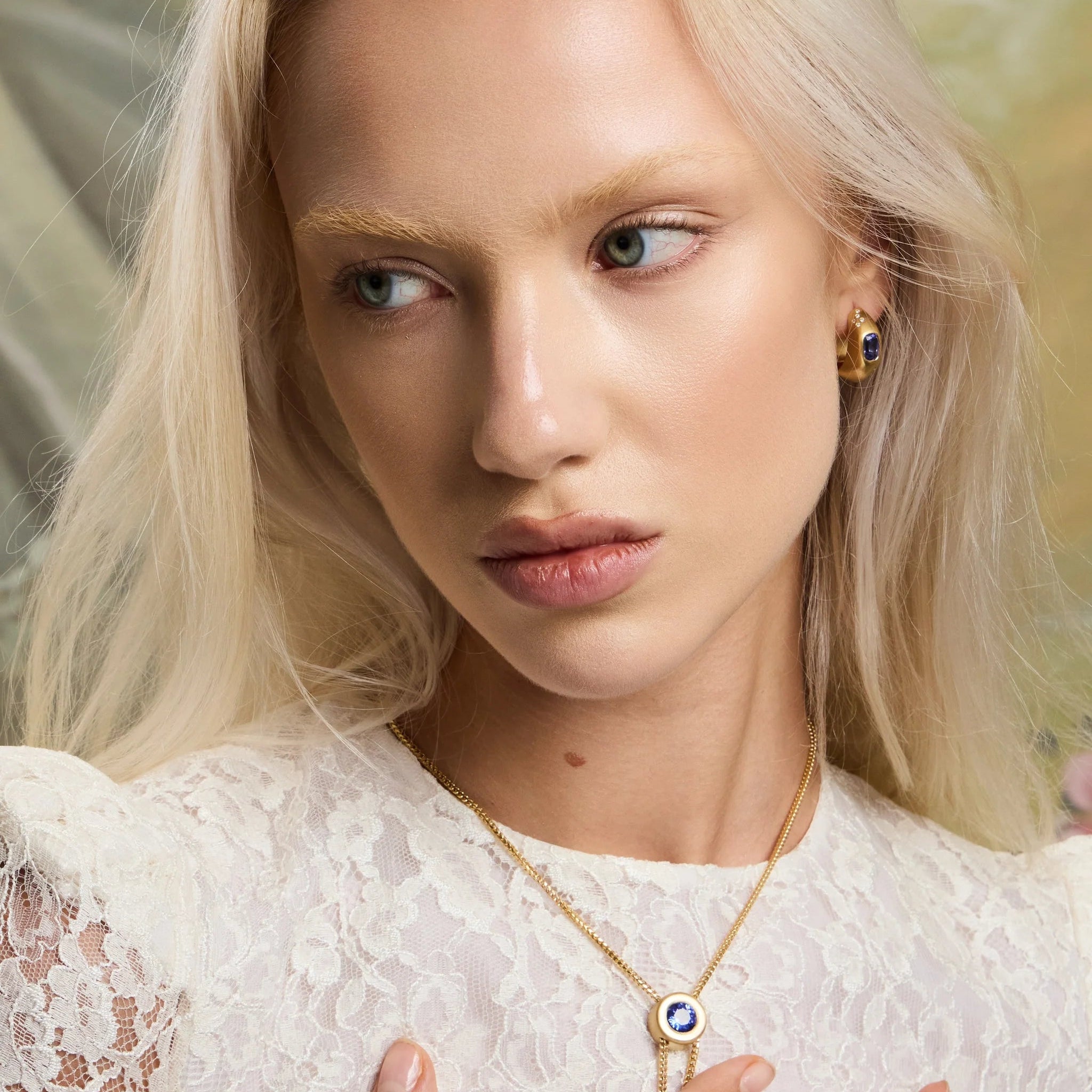 Tanzanite Hinged Hoops