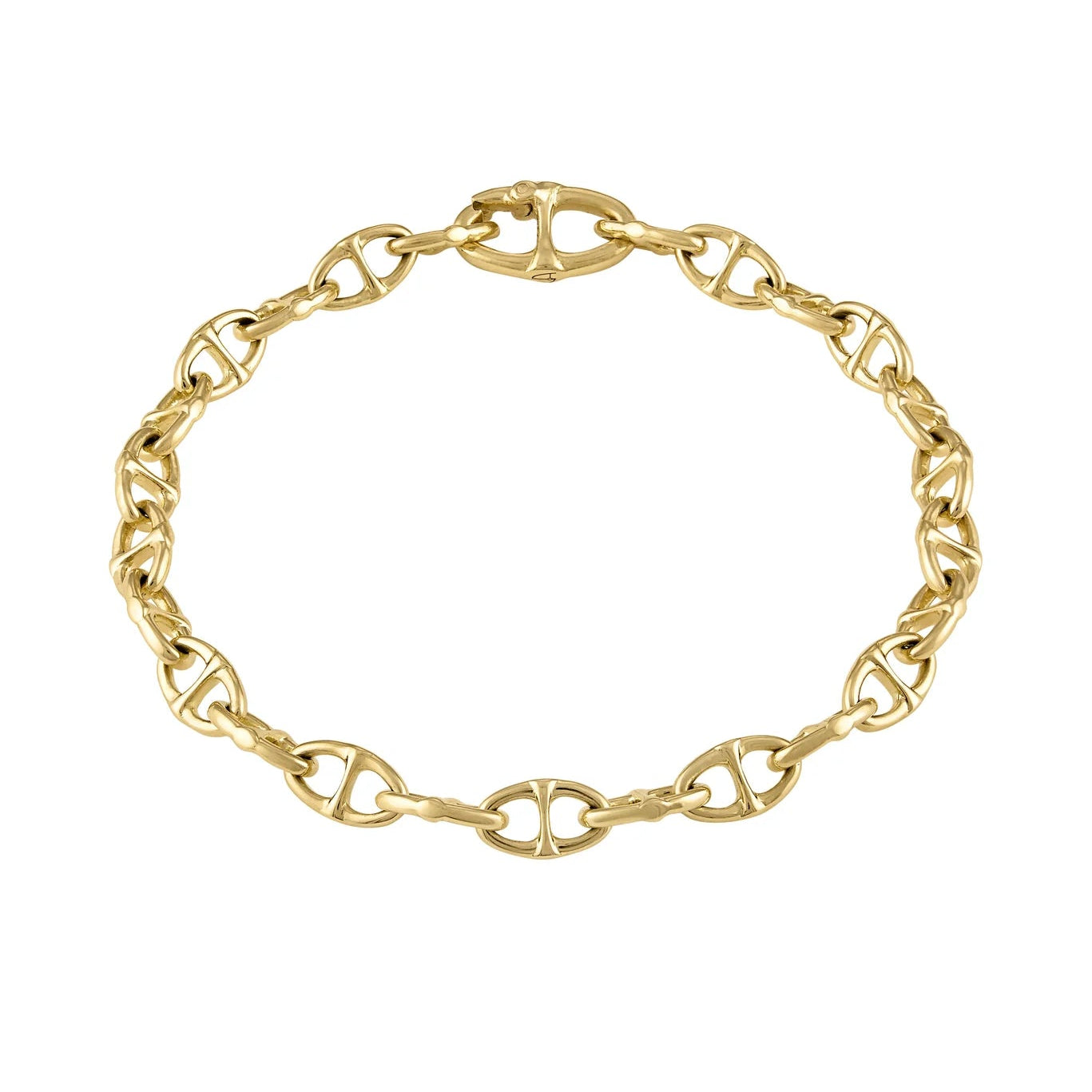 Small Mariner Link 18k Gold Bracelet