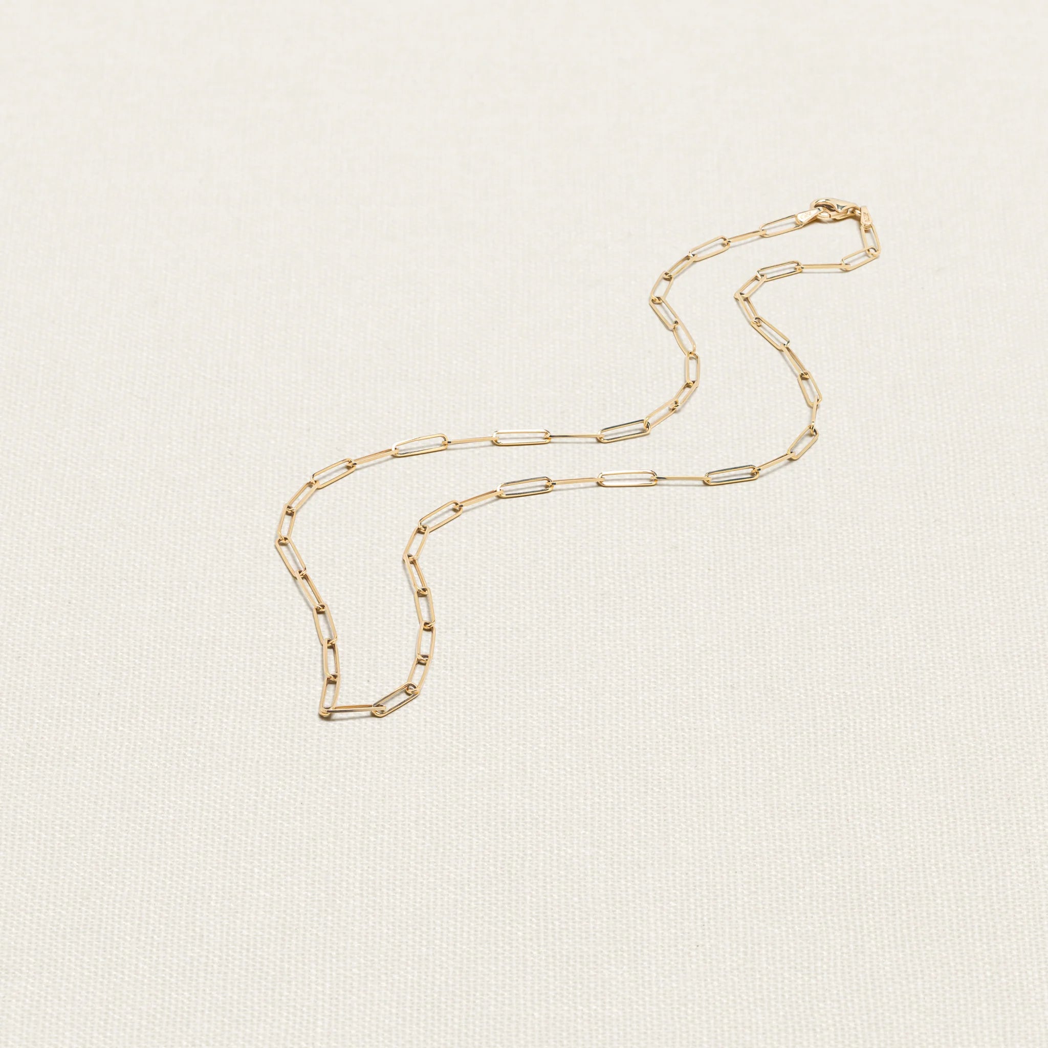 Flat Link Chain Necklace