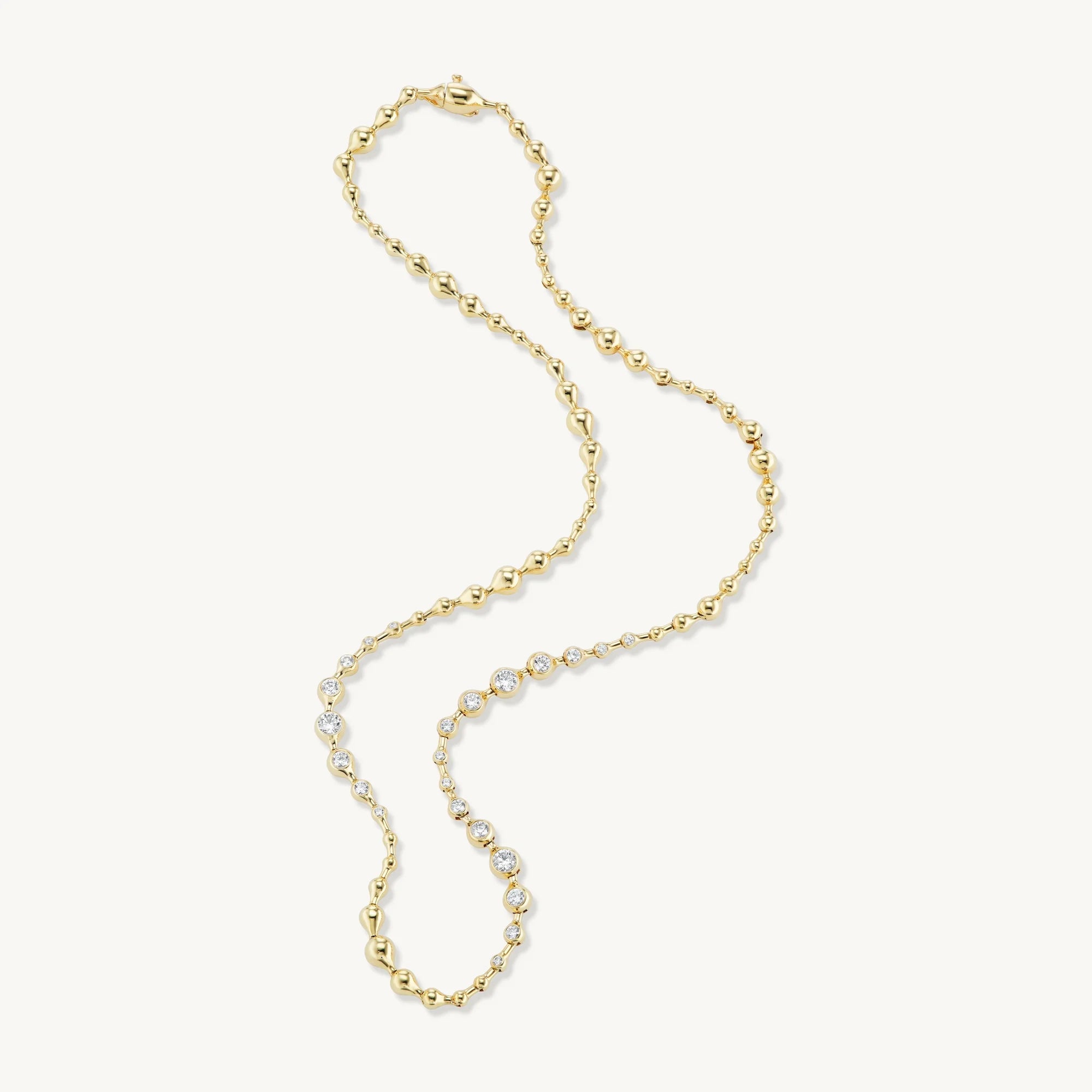 Ripple Diamond Necklace