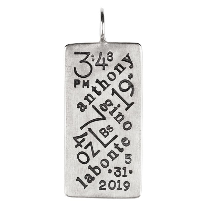 Baby Stats ID Tag