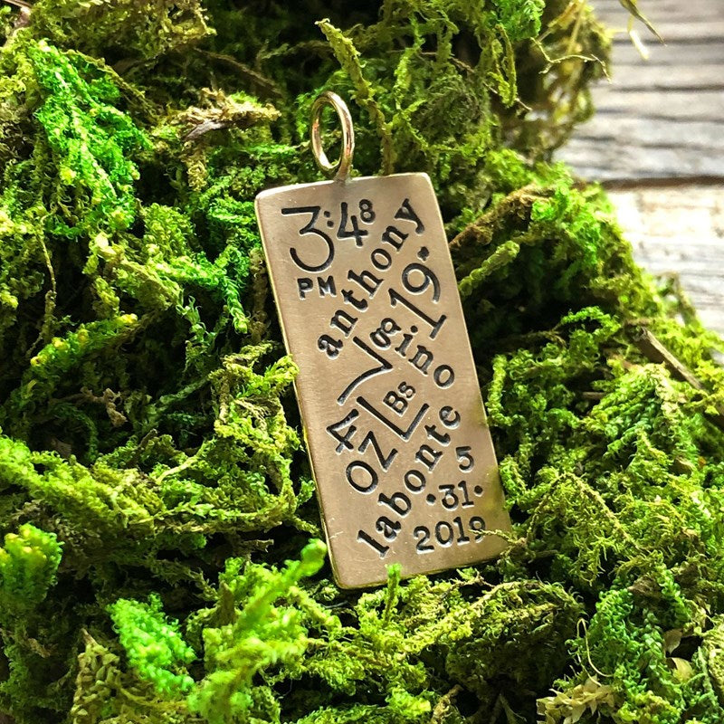 Baby Stats ID Tag