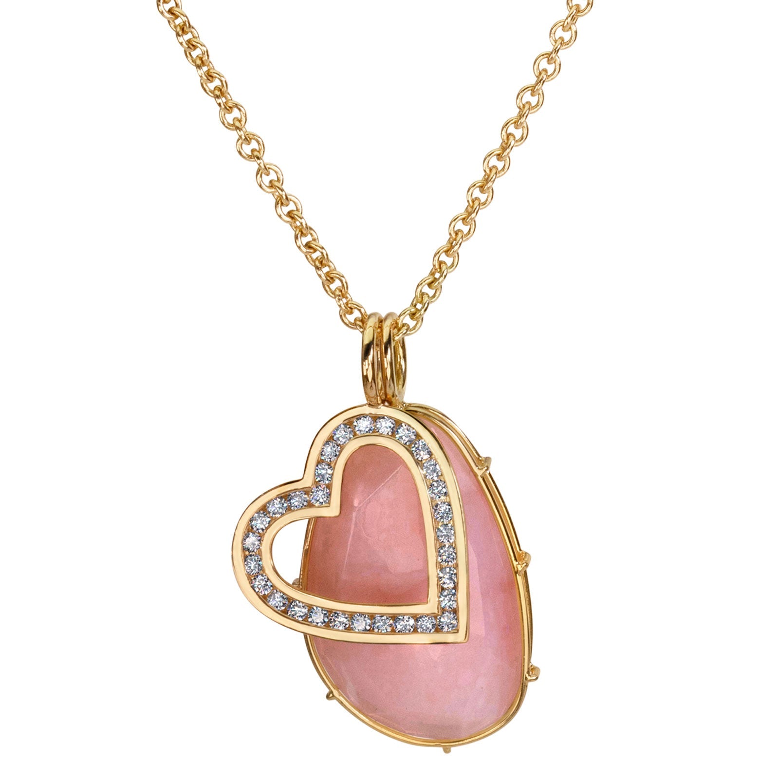 Mini Open Channel Set Heart Charm