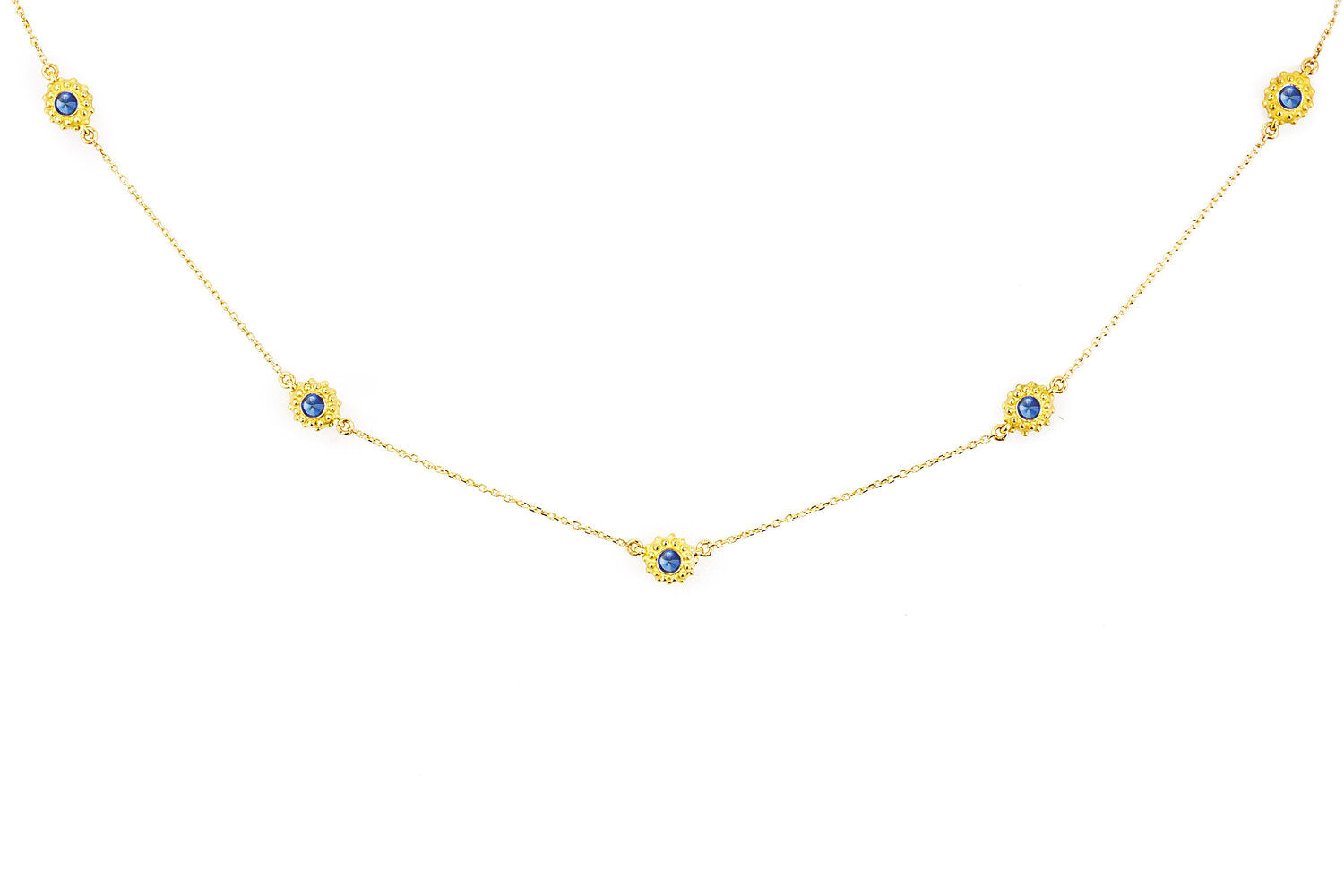 Intuition Blue Sapphire Necklace