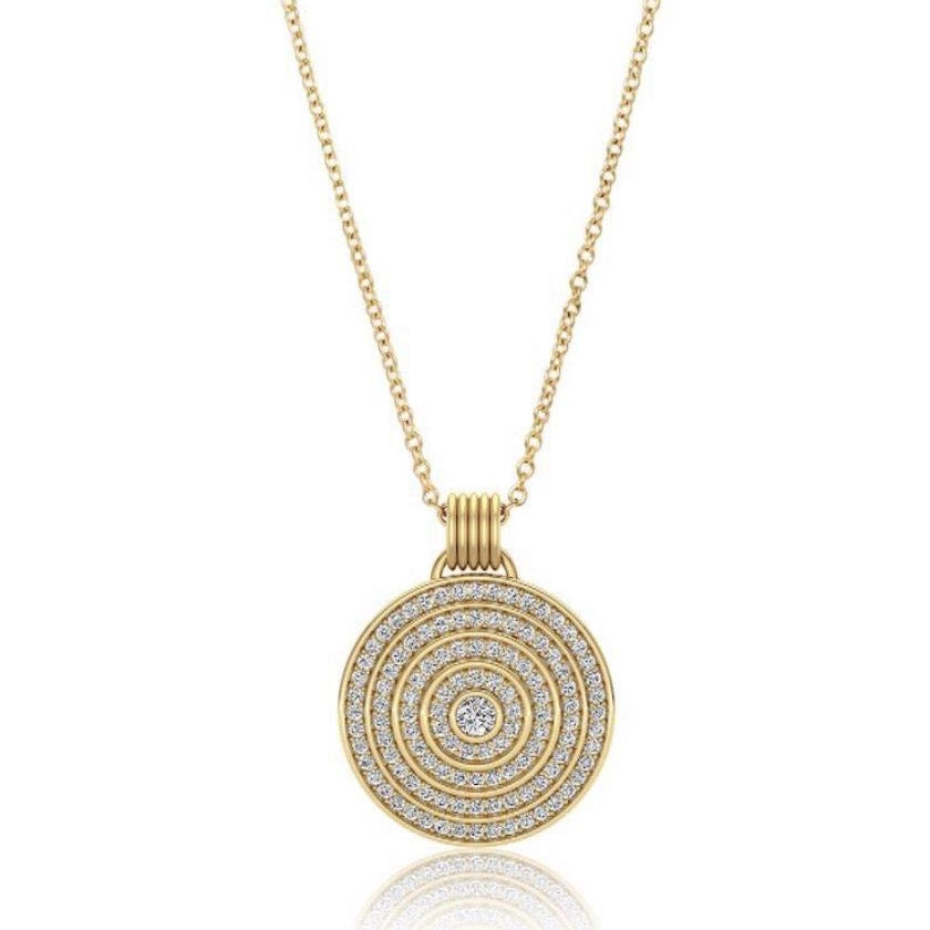 Sagesse - Universum Pavé Medallion 23mm