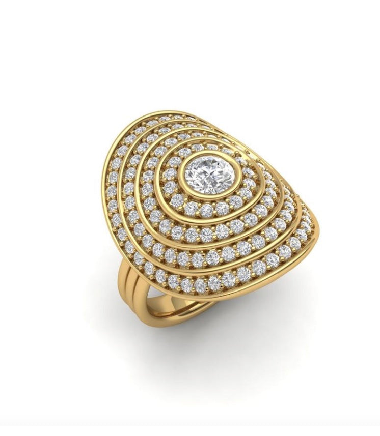 Sagesse - Universum Pavé Ring