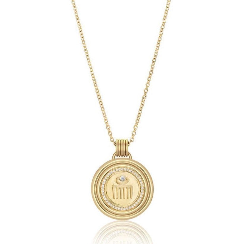 Sagesse - Vici Pavé Medallion 23mm