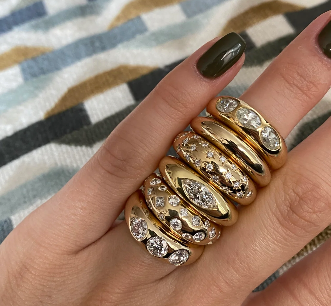 Starburst Classic Nomad Ring - Diamond