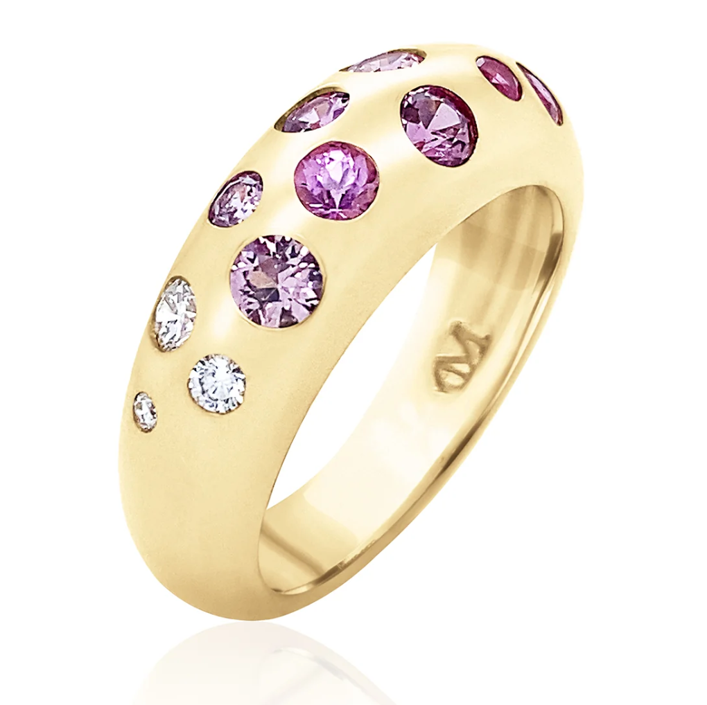 Pink Ombre Classic Nomad Ring