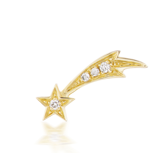 Shooting Star Stud Earring
