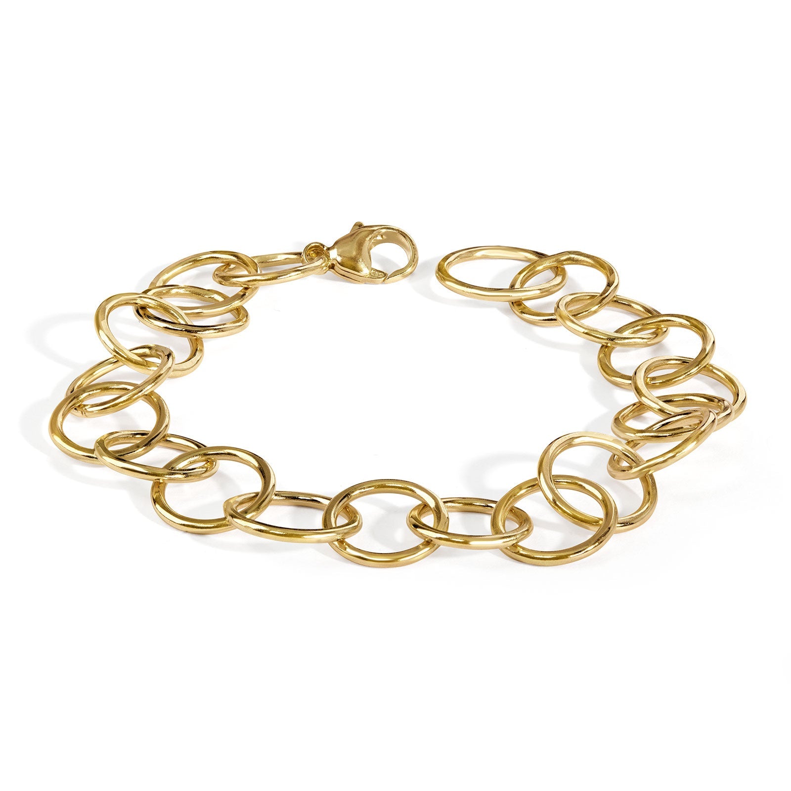 Gold Handmade Link Bracelet