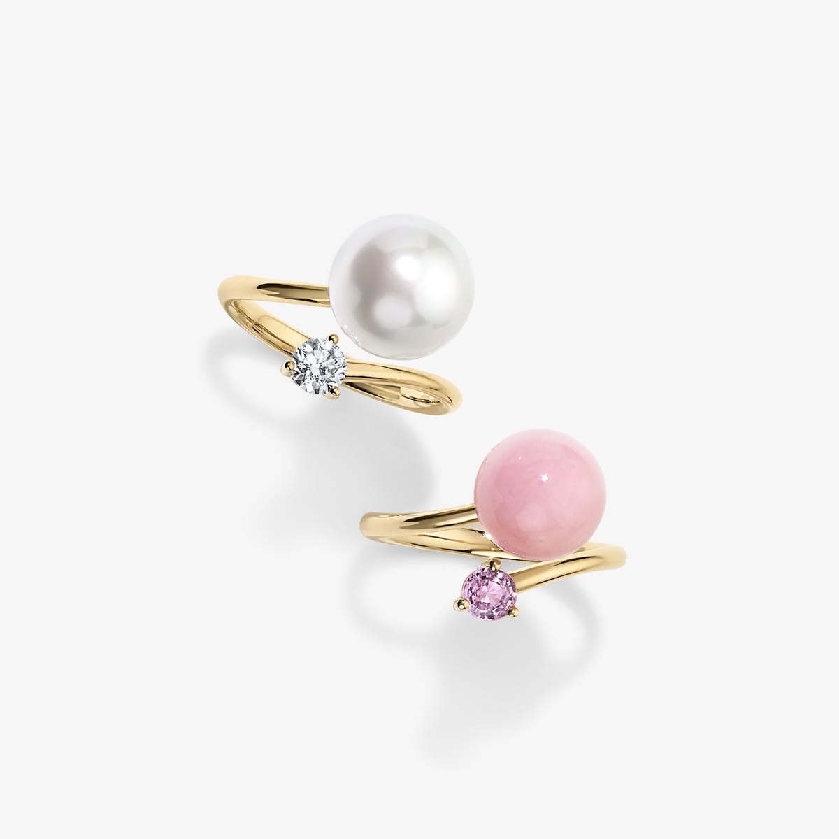 Grace Pearl Bypass Ring