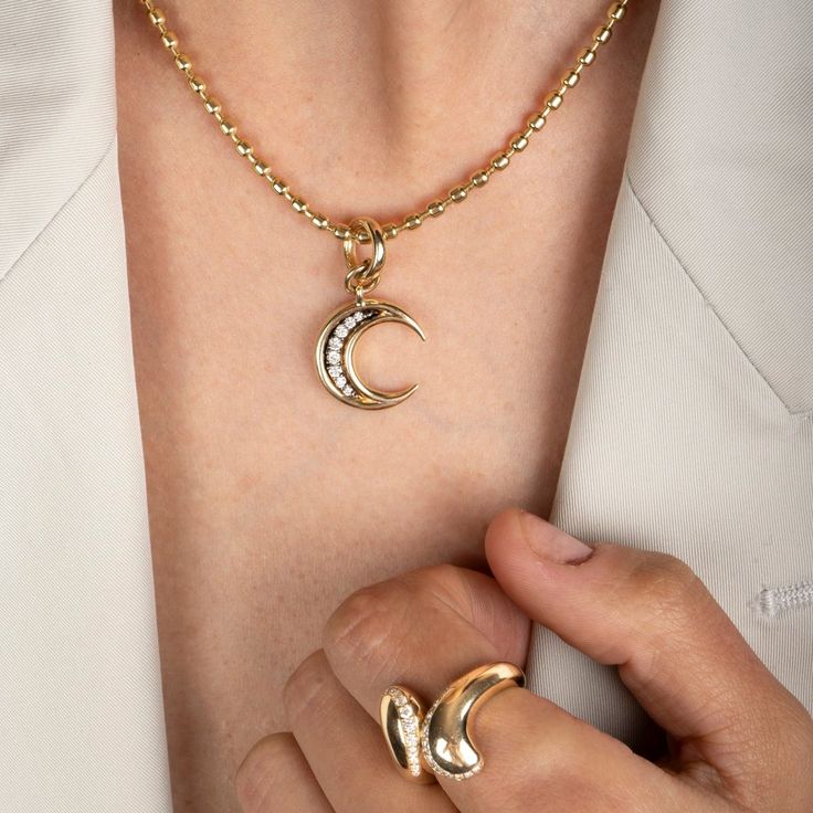 Stable Moon Pendant