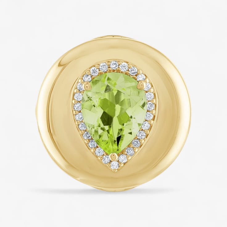 Candy Button Pear Ring