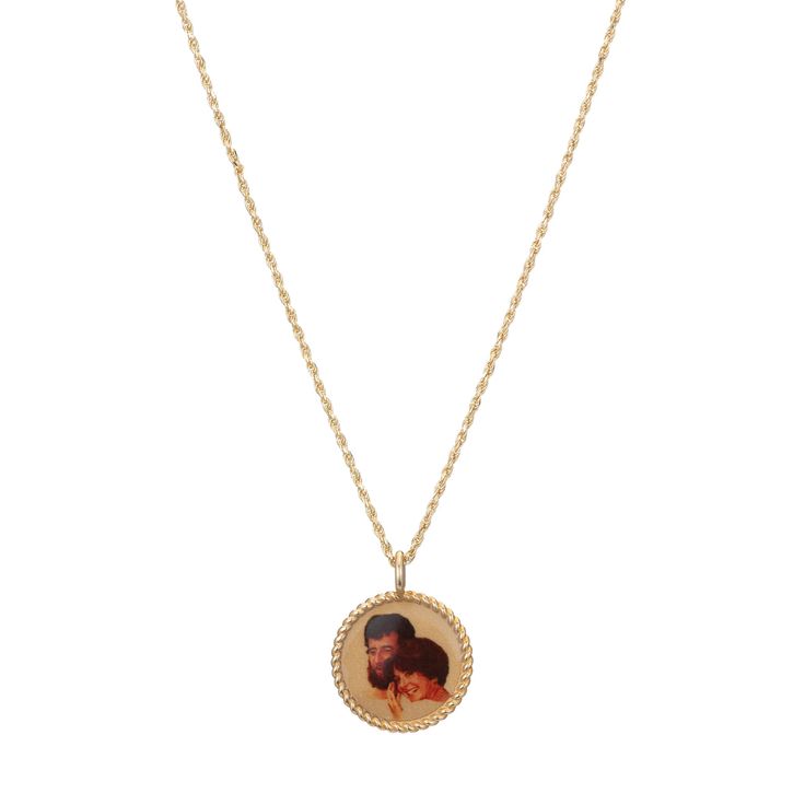 Imperial Portrait Pendant Necklace