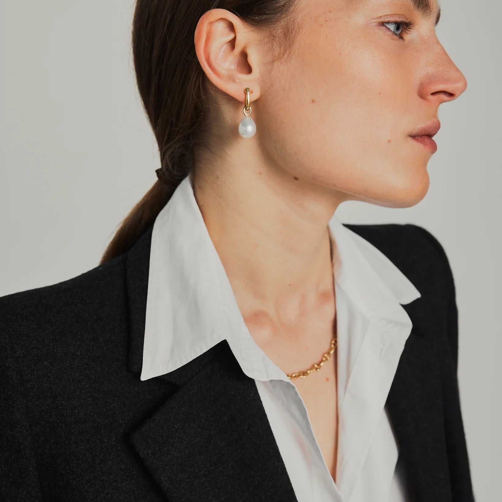 Mixed Mariner Link 18k Gold 18"